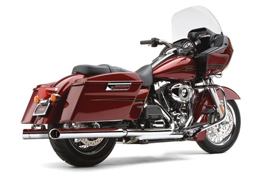 ロッド CREEK DIABLO COBRA Cobra El Diablo Slip-On Mufflers For Harley Touring 2017