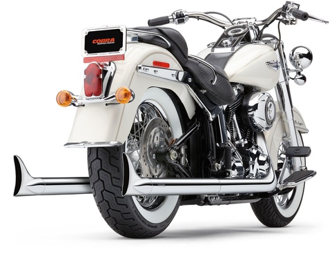 Softail Duals with Fishtails