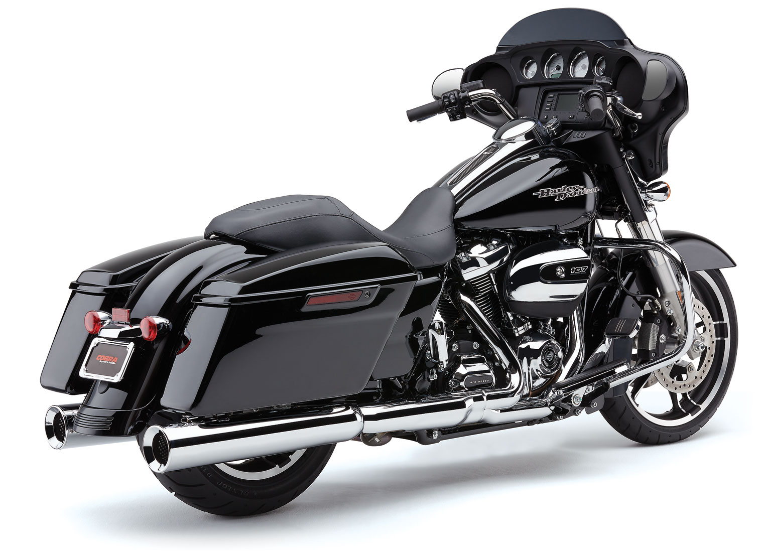 Motorcycle Exhausts Baggers® FLHR Road King (1723) Cobra USAVTwin